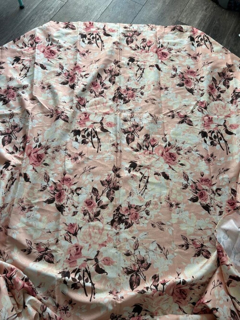 72x72 Square Floral Fabric Tablecloth - Gorgeous Print